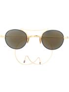 Thom Browne Eyewear Ear Cuff Beaded Sunglasses - Metallic