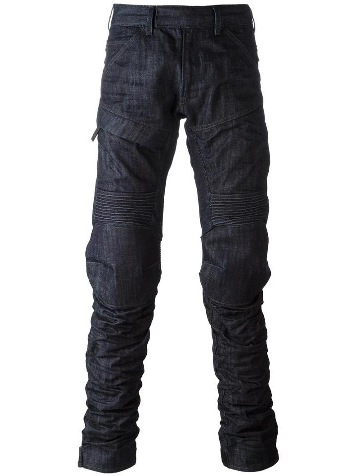 G-star Raw Research Distressed Jeans, Size: 32, Blue, Cotton