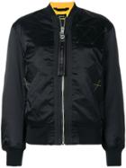 Diesel Techno Jersey Bomber Jacket - Black
