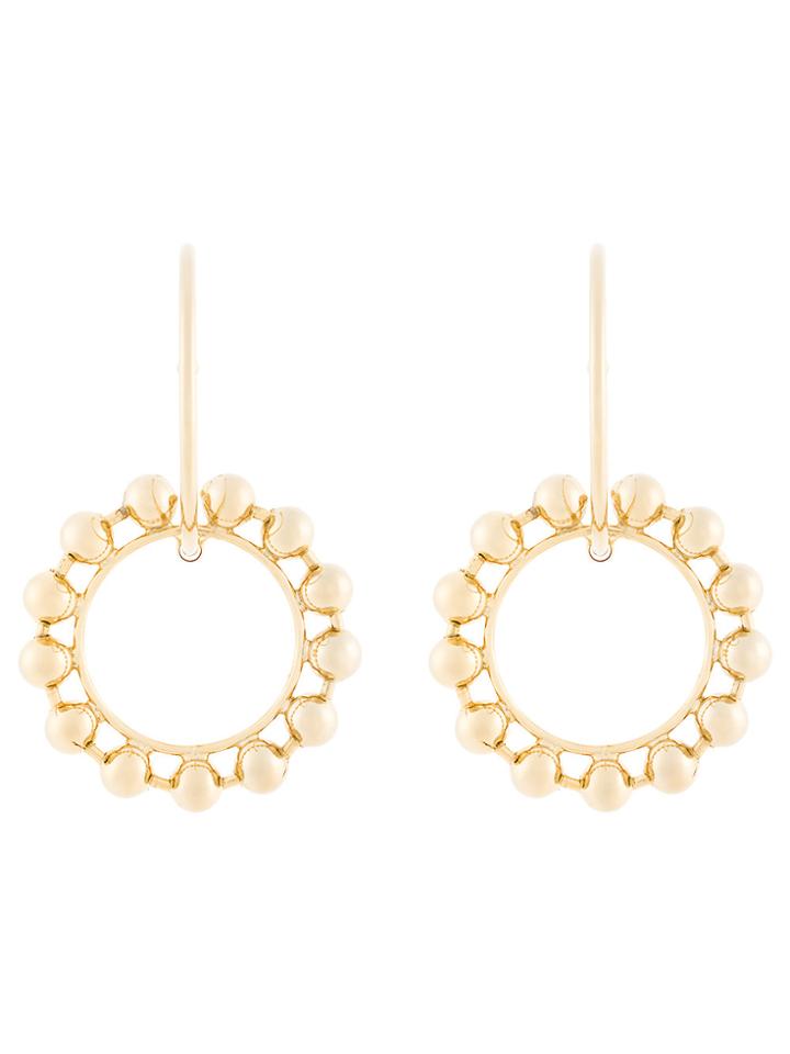 Dannijo Fawn Double Hoop Earrings - Metallic