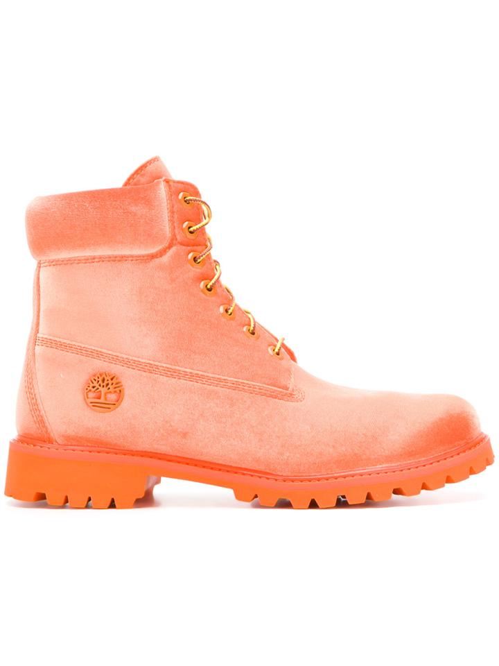 Off-white Timbaland Boots - Yellow & Orange