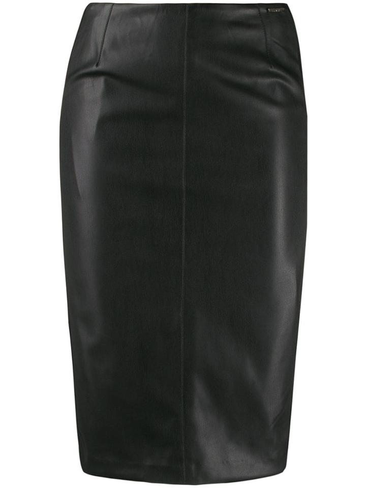Liu Jo Fitted Panelled Pencil Skirt - Black