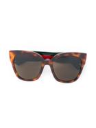 Gucci Eyewear Oversized Gg Web Sunglasses - Green