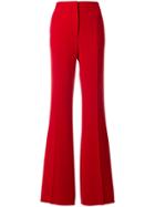 Rochas Flared High-waisted Trousers
