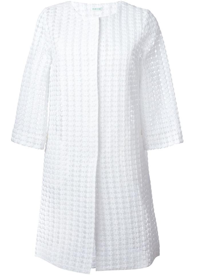 P.a.r.o.s.h. Plastic Coat, Women's, Size: M, White, Polyester
