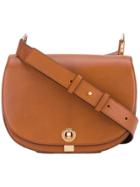 Marni Saddle Crossbody Satchel - Brown
