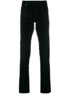 Saint Laurent Slim Fit Corduroy Trousers - Black