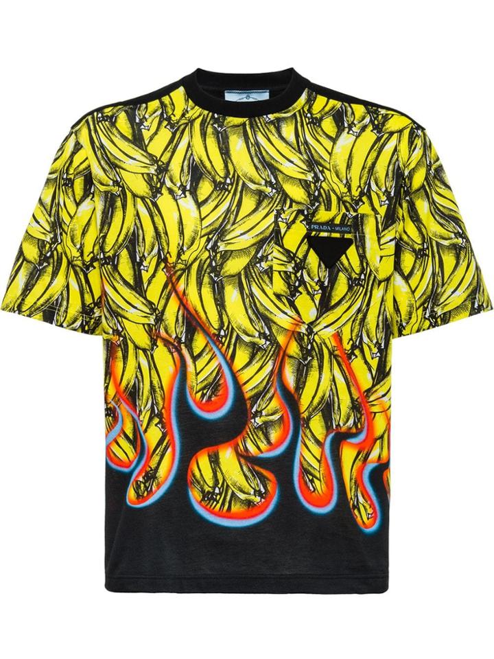 Prada Jersey T-shirt - Black