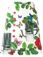 Dolce & Gabbana Coffeepot Print Mini Skirt - Multicolour