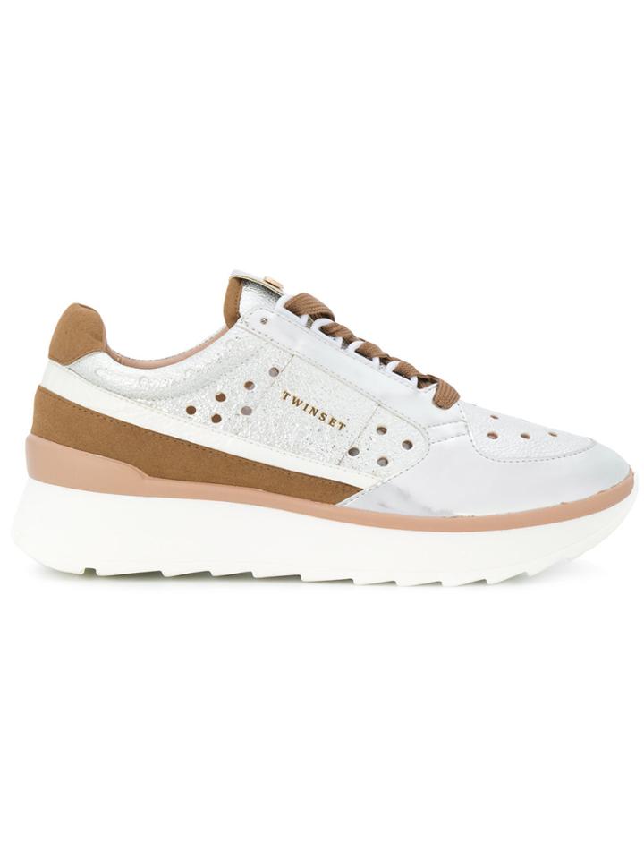Twin-set Platform Sneakers - Metallic