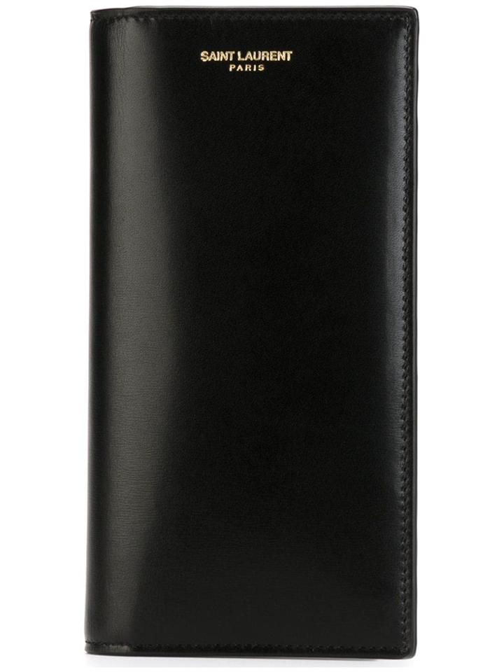 Saint Laurent Long Billfold Wallet - Black