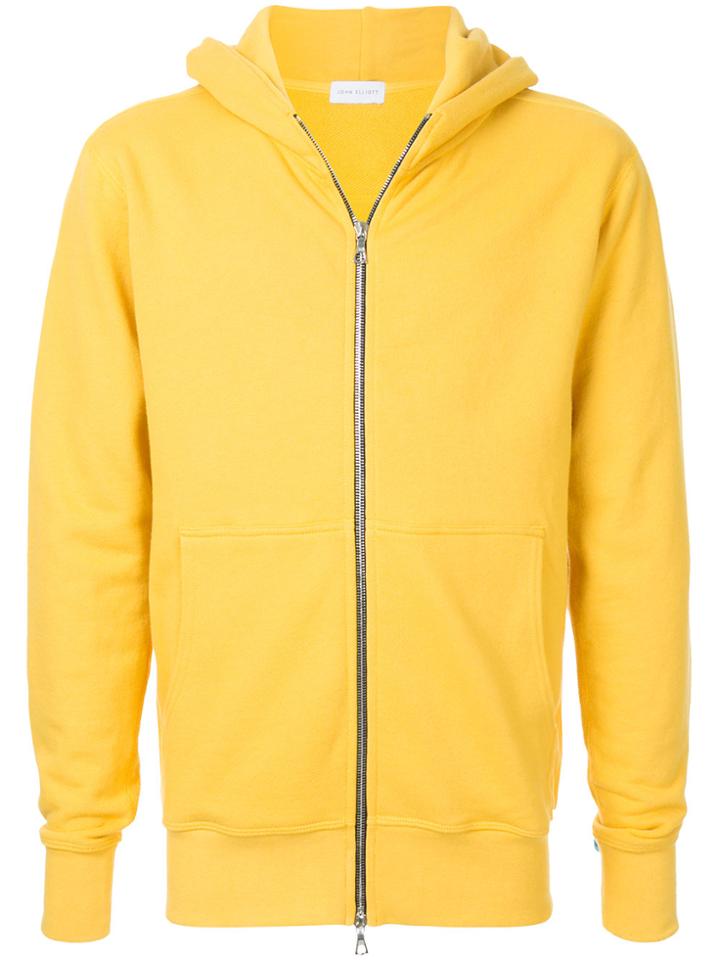 John Elliott Casual Hooded Cardigan - Yellow & Orange