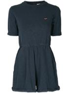 Maison Kitsuné Shortsleeved Playsuit - Blue