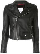 Loveless Leather Biker Jacket - Black