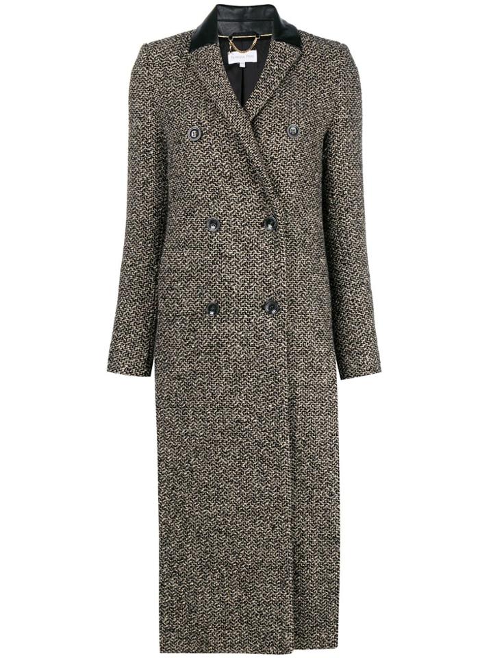 Patrizia Pepe Long Overall Coat - Black