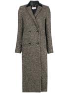 Patrizia Pepe Long Overall Coat - Black