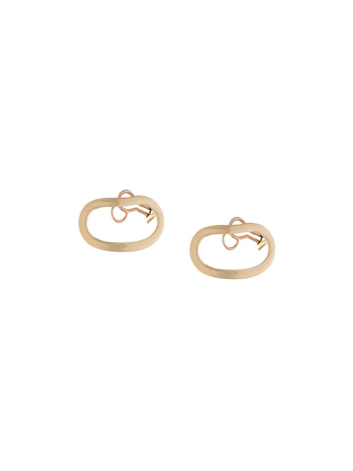 Ana Khouri Oval Earrings - Metallic
