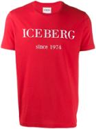 Iceberg Logo T-shirt - Red