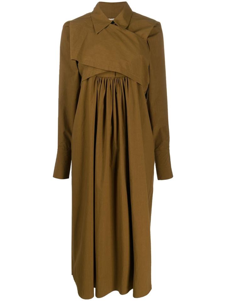 Uma Wang Alani Midi Dress - Green