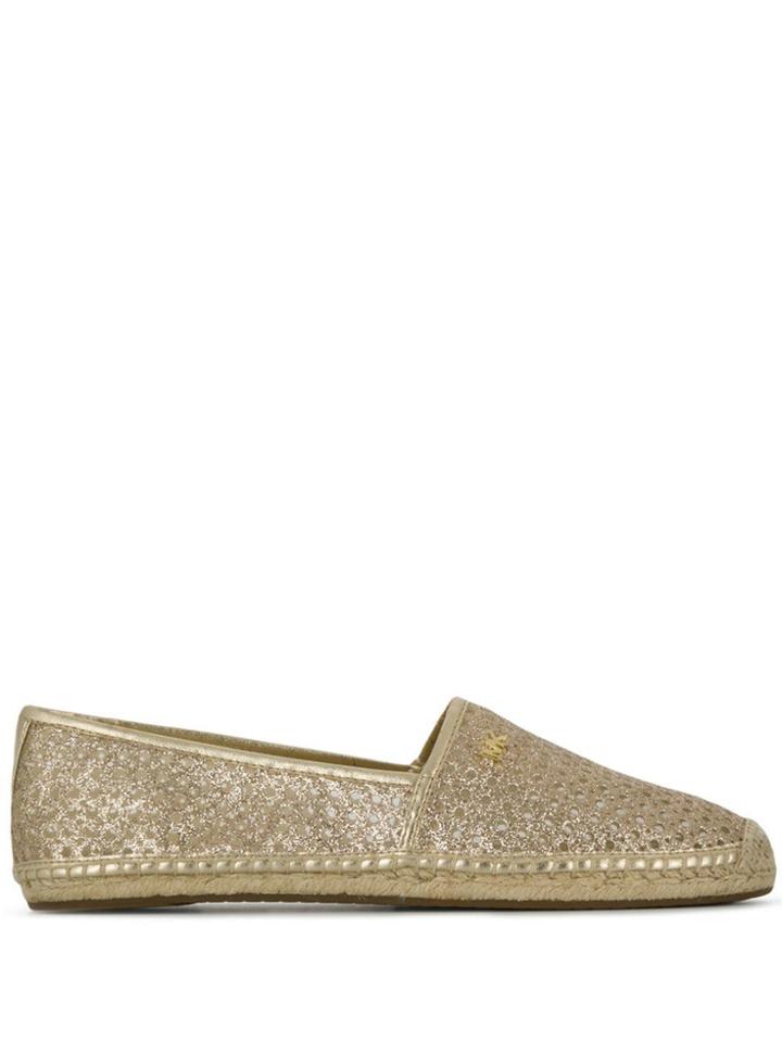 Michael Michael Kors Metallic Espadrilles - Gold