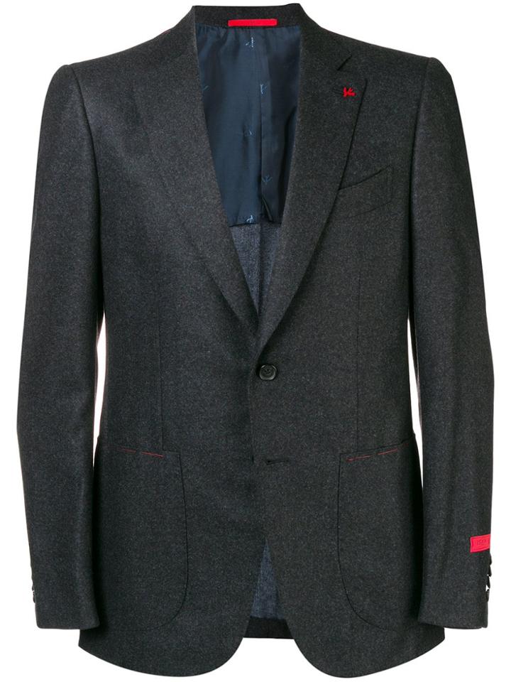 Isaia Classic Tailored Blazer - Grey