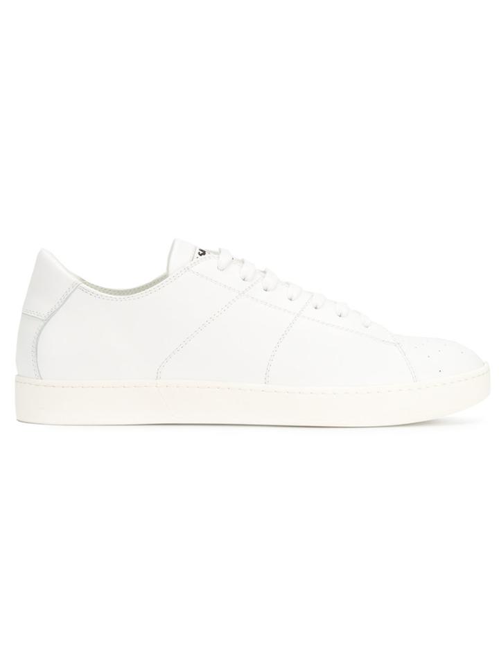 Jil Sander Panel Low Top Sneakers - White