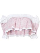 Gül Hürgel Puff Sleeve Crop Top - White