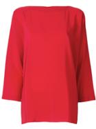 Daniela Gregis Loose Fit Blouse - Red