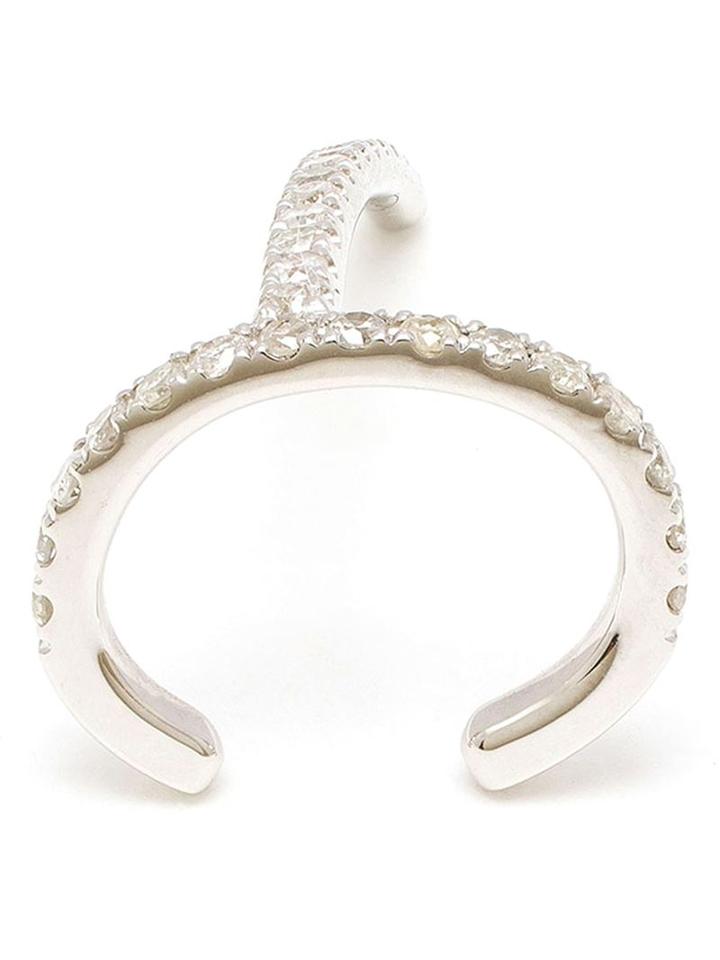 Asherali Knopfer 'theo' Diamond Earring, Women's, White