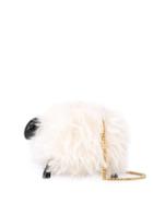 Oscar De La Renta Sheep Clutch Bag - White
