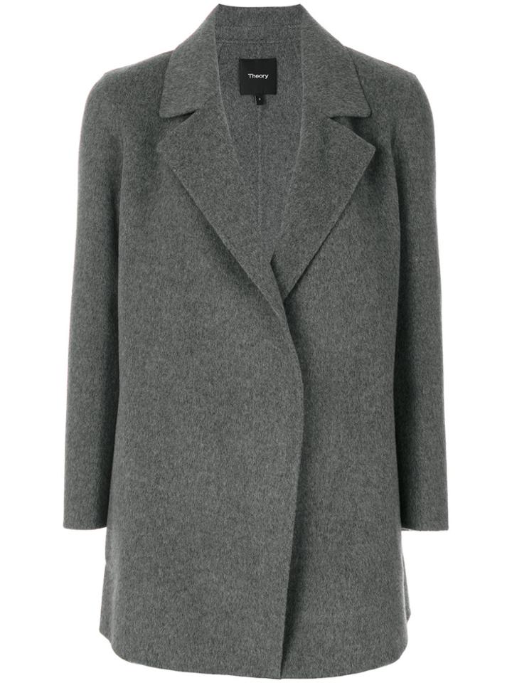 Theory Oversized Clairene Blazer - Grey