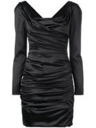 Dolce & Gabbana Fitted Mini Dress - Black