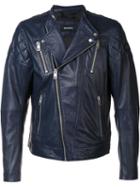 Diesel 'rambi' Jacket, Men's, Size: Large, Blue, Leather