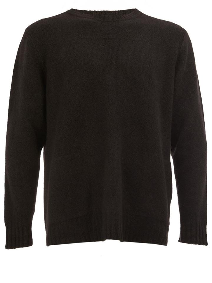 The Elder Statesman Cashmere Long Sleeve Jumper, Men's, Size: Medium, Black, Cashmere