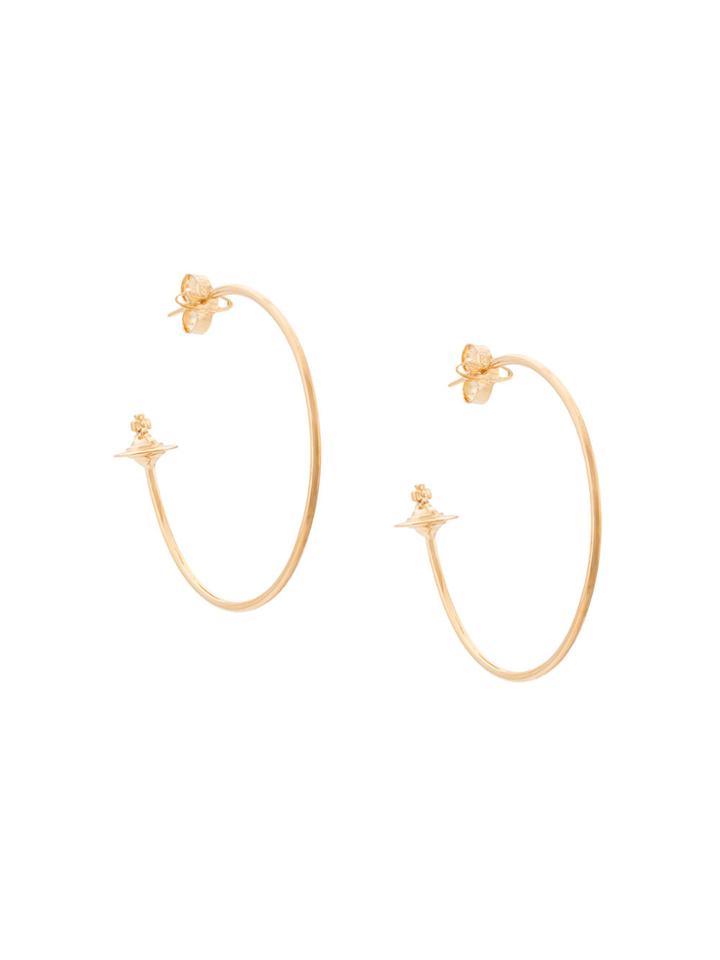 Vivienne Westwood Rosemary Round Earrings - Metallic