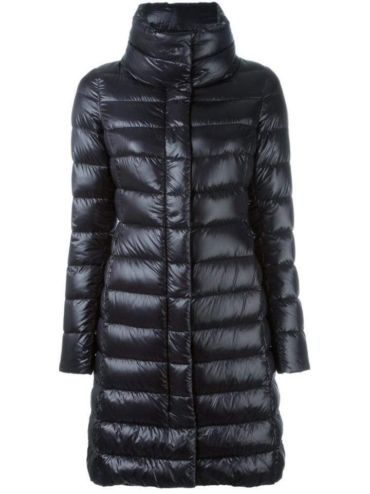Herno Padded Coat, Women's, Size: 44, Black, Polyamide/feather Down