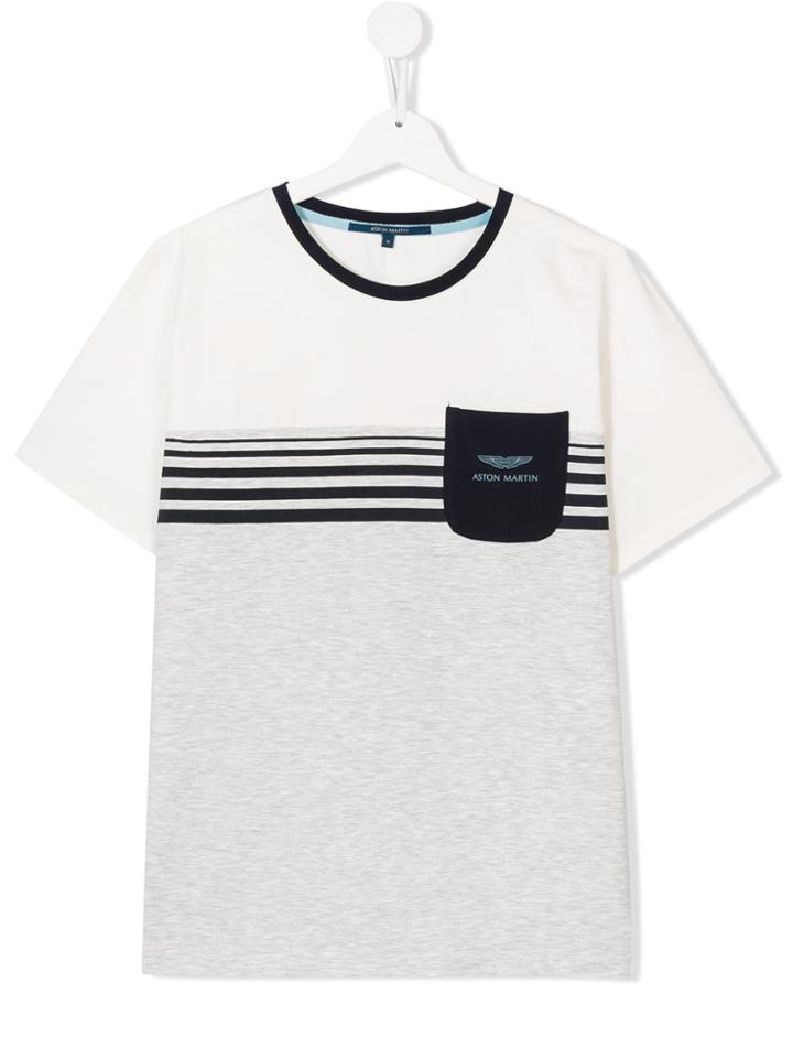 Aston Martin Kids Chest Pocket T-shirt - White