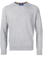 Barba Round Neck Jumper - Grey