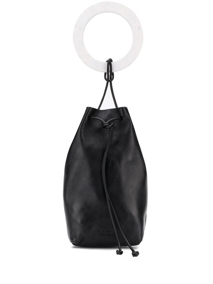 Jil Sander Bracelet Bucket Bag - Black