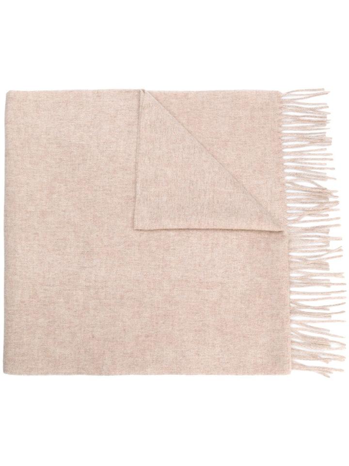 Filippa-k Fringed Hem Scarf - Neutrals