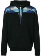 Marcelo Burlon County Of Milan Blue Wings Hoodie - Black