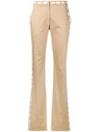 Moschino Printed Stitching Trousers - Neutrals