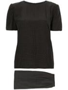 Valentino Pre-owned Two-piece Skirt Suit - Brown
