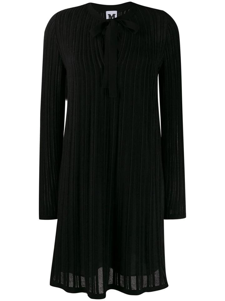 M Missoni Key-hole Neckline Dress - Black