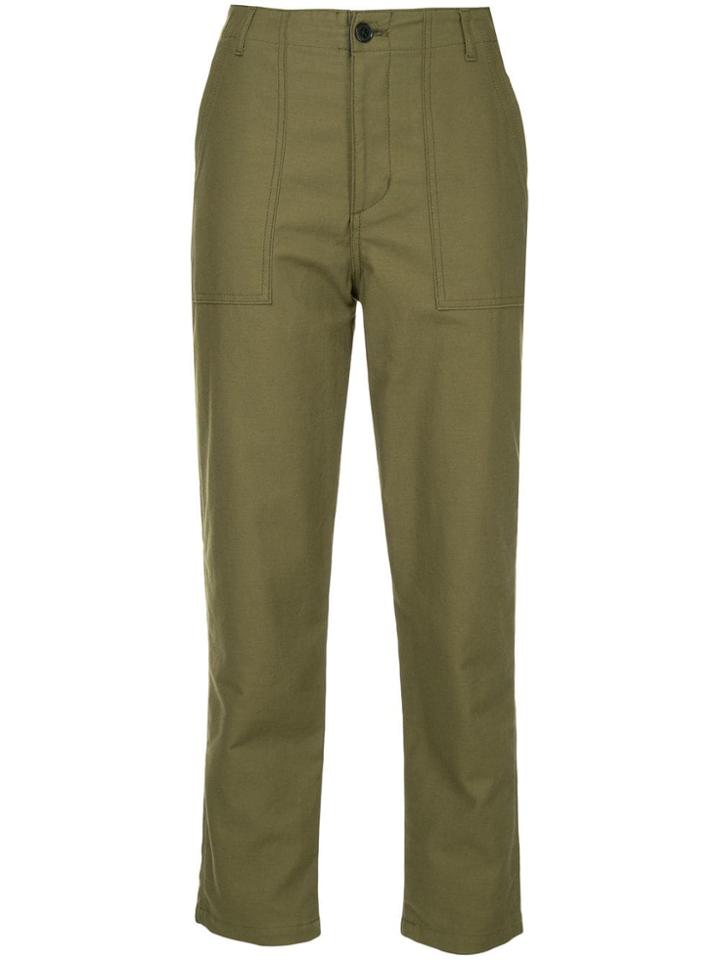 Guild Prime Cropped Trousers - Green