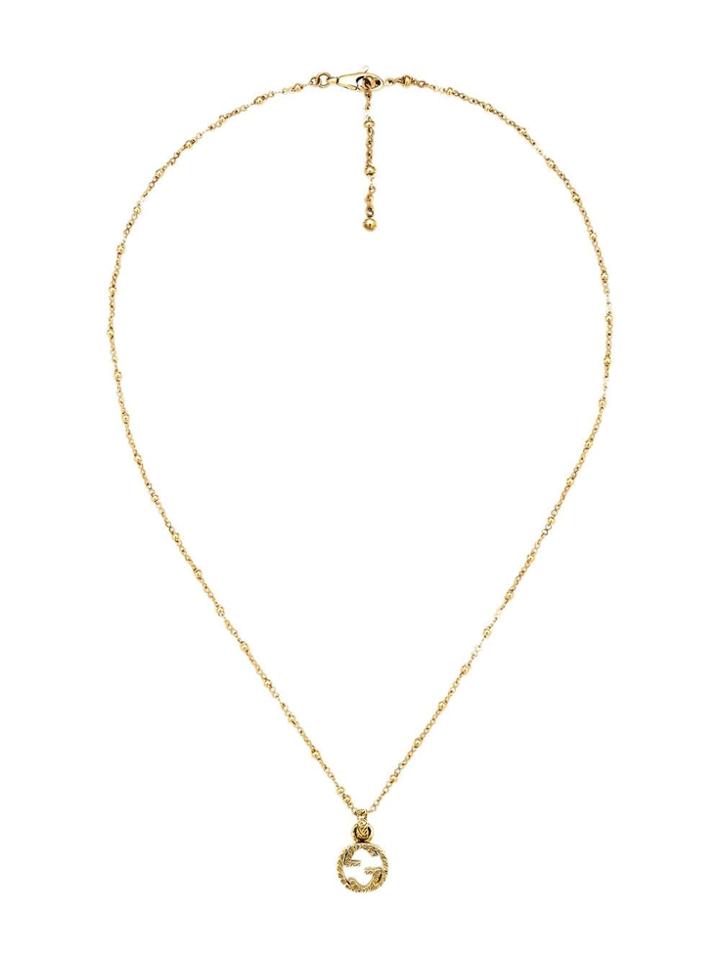 Gucci 18kt Gold Interlocking G Necklace - 8000 Undefined