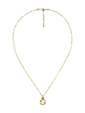 Gucci 18kt Gold Interlocking G Necklace - 8000 Undefined