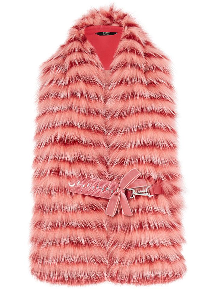 Fendi Buckle Fastening Collar - Pink & Purple