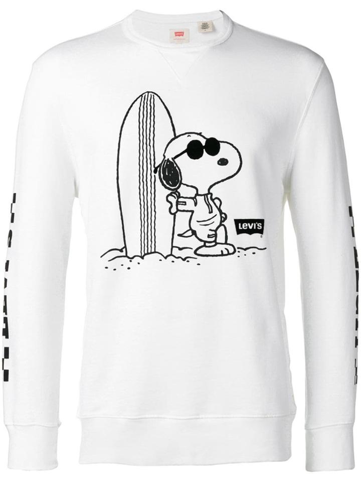 Levi's Surf Snoopy Sweater - White