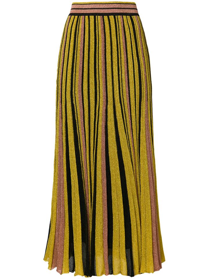 Missoni Striped Pleated Skirt - Multicolour